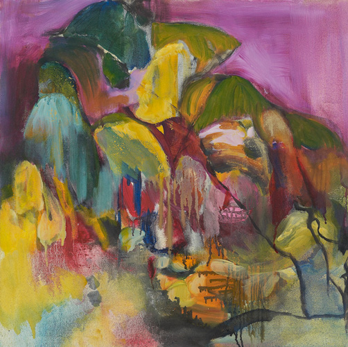 Mountain passage II 60x60cm oil on canvas 2011